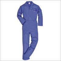 Full Body Boiler Suits - Cotton Polyester Blend, M-xxl, Blue | Durable, Elasticated Back, Multiple Pockets, Zip Front