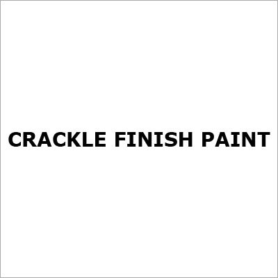 Crackle Finish Paint