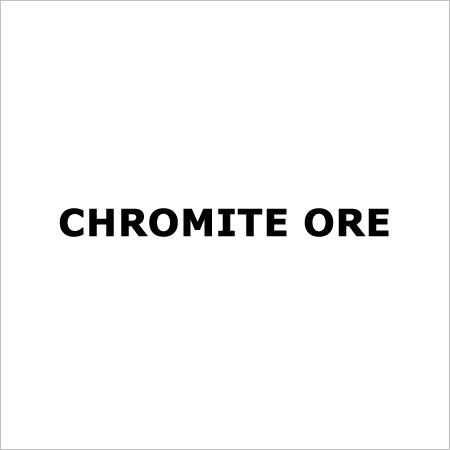 Industrial Chromite Ore