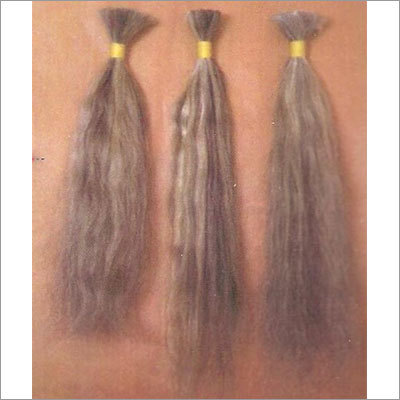 Straight Silver Grey Hair