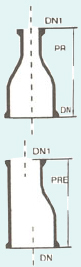 Reducers (Concentric & Eccentric) - DN 40-450 x DN1 25-300 Length 100-375 mm Size Variety Adaptable Durable