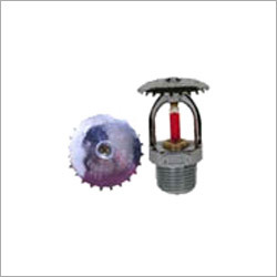 Upright Type Sprinkler - Brass/Steel Silver 1/2 Inch NPT 135-170Â°F Activation | Water Dispersal Quick Response Reliable Safety