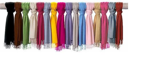 Viscose Shawls - 100% Viscose, Various Sizes (30x150cm - 90x200cm) | Lightweight Feel, Soft Texture, Fringed Finish, Easy To Care