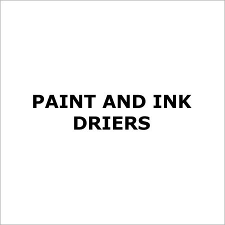 Paint And Ink Driers
