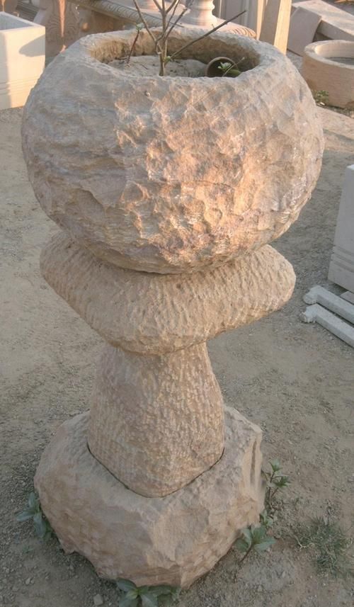 Sandstone Pot Handicraft