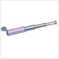 Brass Telescope - 12 Inches, 10x Magnification | Polished Finish, Glass Lens, Antique Design