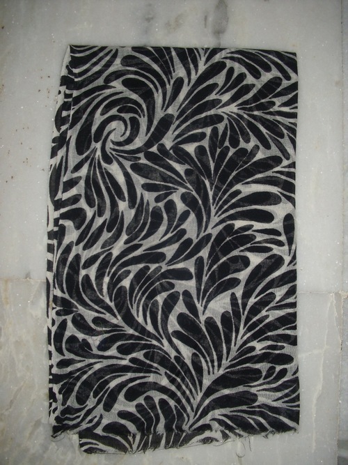 Screen printed scarves