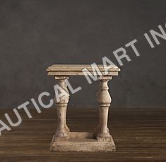 ENGLISH BALUSTRADE SIDE TABLE