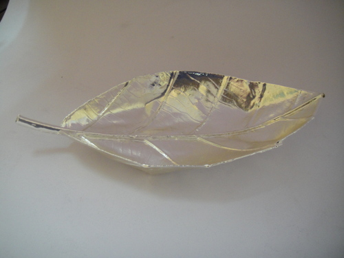 Silver Plated Leaf Dishes