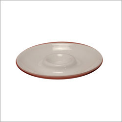 Acrylic Chip N Dip Plate - 8 Inch Diameter, Off-White, 1 Inch Depth | Durable, Lightweight, Chip Resistant, Easy Cleaning