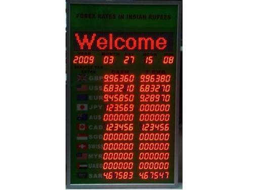 LED Bank Interest rate Board