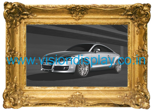 Elegant Wooden Frame Lcd