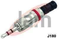 3.5 Ep Sterio Plug Fm - Plastic & Metal, 1.5 Meter, Black | Single Shielded, Pvc Insulated, 3 Conductor Stereo Audio Cable