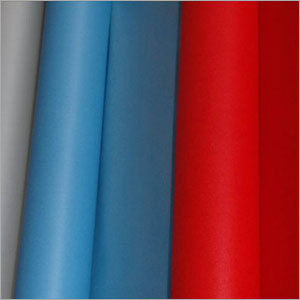 Blue & Red Non Woven Lamination Fabric