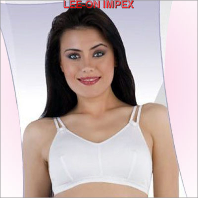 White Double Strap Sports Bra