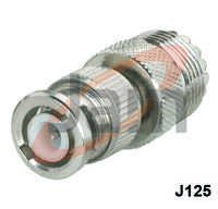 BNC Plug  UHF Socket (PTFE)