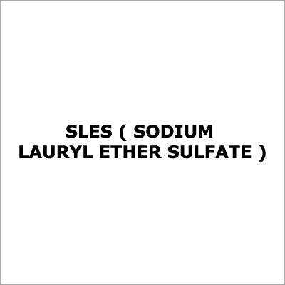 SLES ( Sodium Lauryl Ether Sulfate )