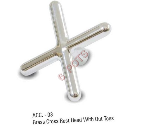 Brass Cross Rest Head With Out Toes