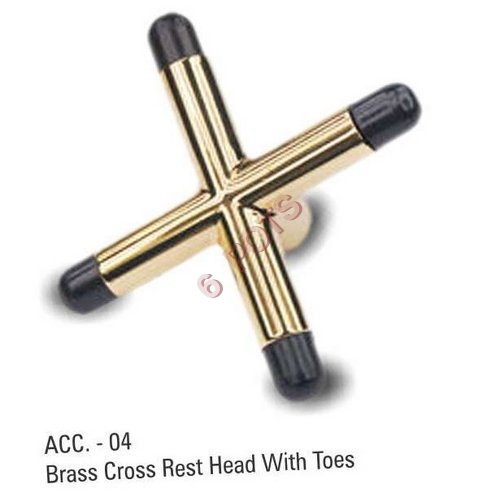 Brass Cross Rest Head With Toes
