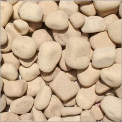 Tumble Yellow Round Unpolished Rough Pebble Stone / garden pebbles stone