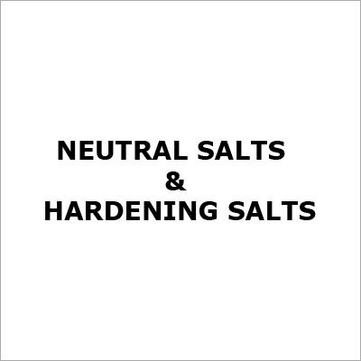Hardening Salts