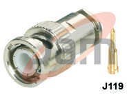 BNC Plug Industrial (PTFE)