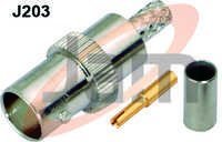 BNC Socket Crimp Type  (Derlin)
