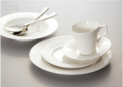 Cup saucer & Bowl with spoon
