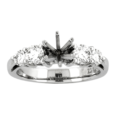 3/4 CT SEMI MOUNT OF LIFE 14K GOLD DIAMOND RING