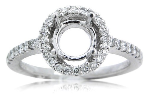 1/2 CT SEMI MOUNT OF LIFE 14K GOLD DIAMOND RING