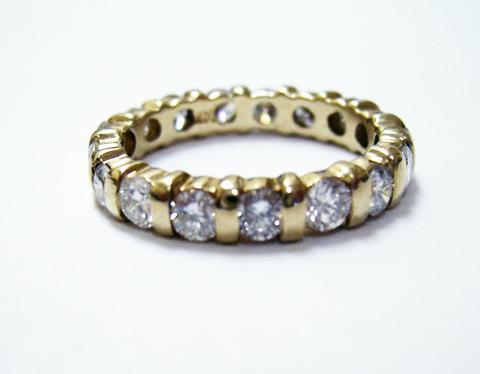 1.00CT ENTERNITY OF LIFE 14K GOLD DIAMOND RING