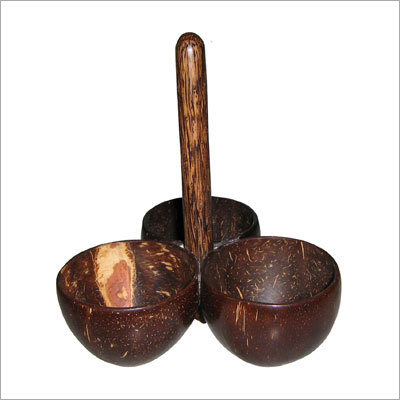 Coconut Shell Serving Bowls