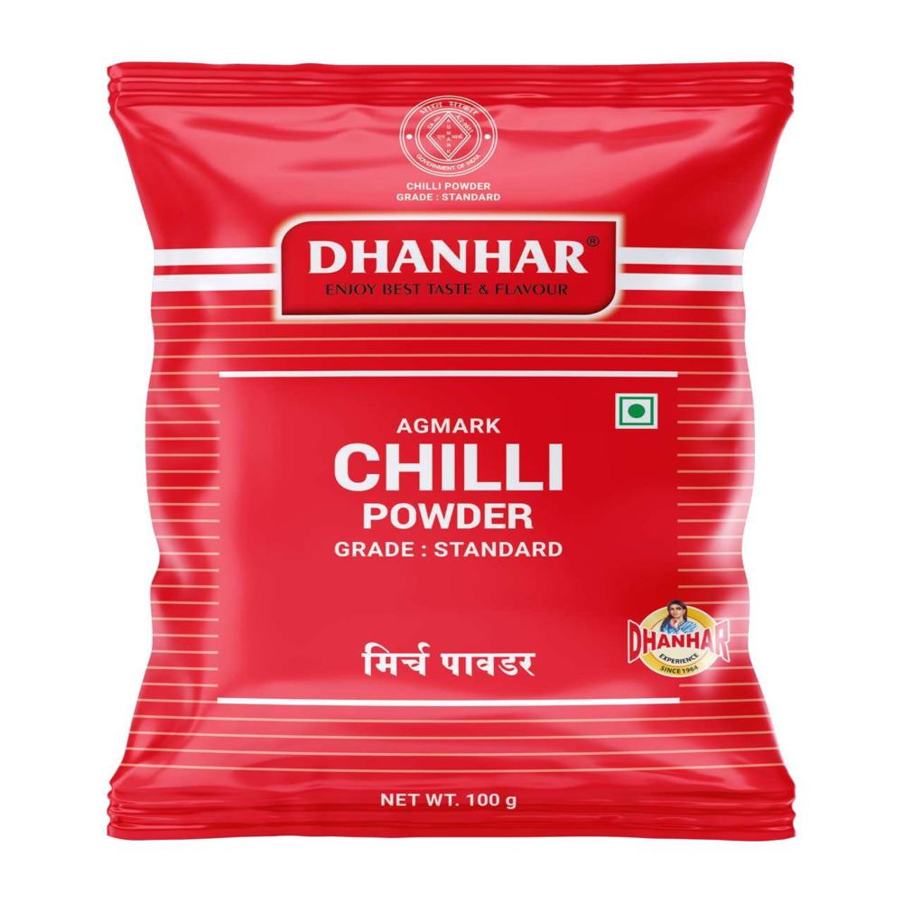 Dhanhar Red Chilli (mirch) Powder, 500 Grams | Lal Mirch Powder | Red Chilli Powder - Product Type: Dried