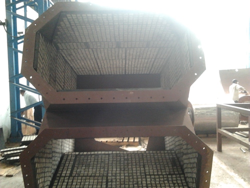 Rubber Back Ceramic Chute Liner