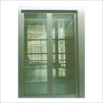 Center Opening Glass Door