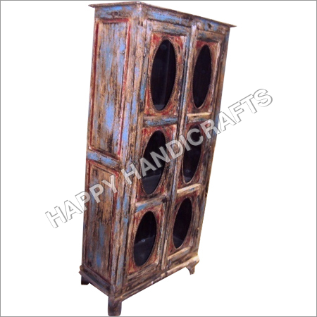 wooden 6 Glass Almirah