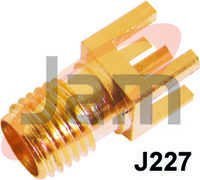 SMA Female Vertical PCB Mounting PTFE ( Gold Pla