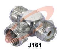  UHF Tee Conn. (1 UHF Plug  2 UHF Socket)