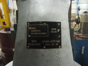 High Pressure Gate Valve 8" 2500# WCB (View 3)