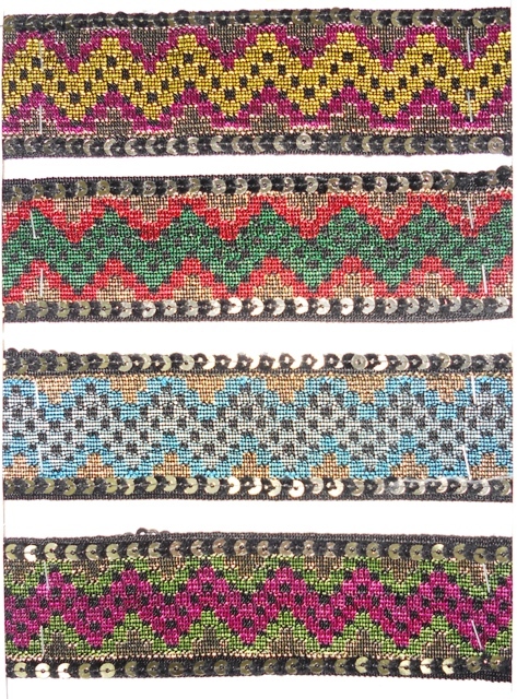 Colored Saree Borders