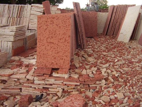 Agra Red Sandstone - Polished Sandstone, Variable Dimensions, Red Color | Smooth Surface, Fine Polish, High Strength