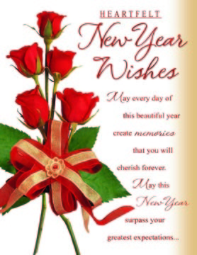 New Year Wedding Cards