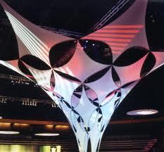 Tensile Structures Architecture - Polyester Fabric, Steel Frame, Customizable Dimensions | Lightweight Design, Robust, Elegant, UV and Water Resistant