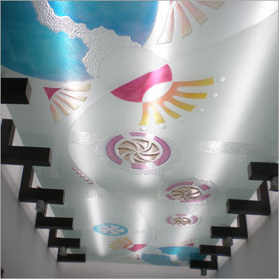 Designer Ceiling Glass