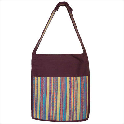 Jute Cotton Stripped Conference Bag