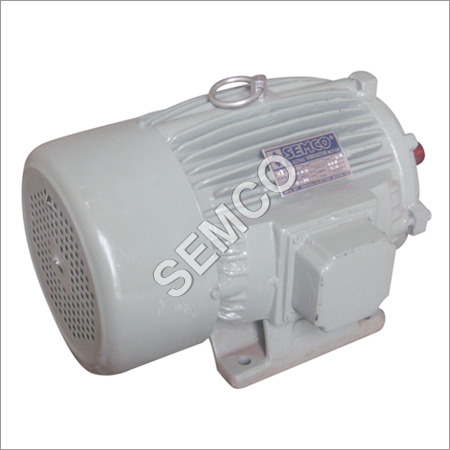 White Foot Mounted Electric Motors