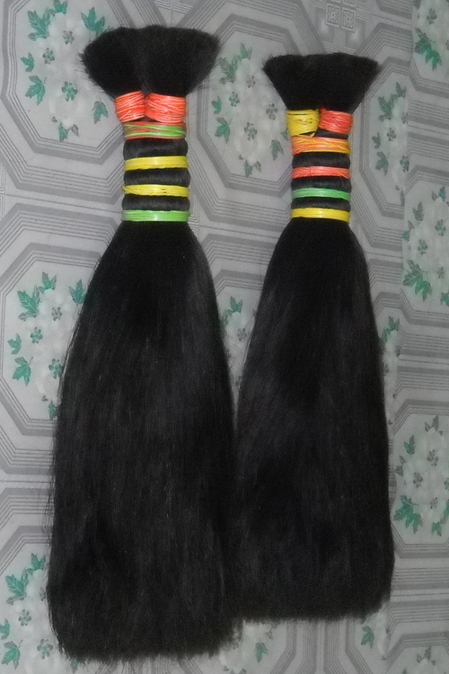 NON REMY DOUBLE DRAWN HAIR