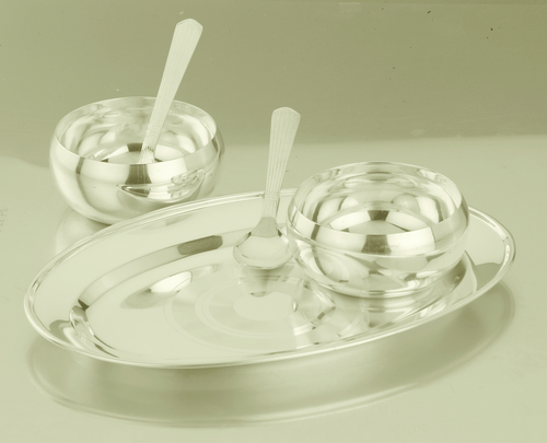 ELECTROPLATED SILVER SET