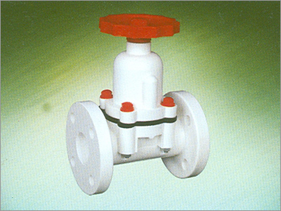 PP Diaphragm Flange End Valve 