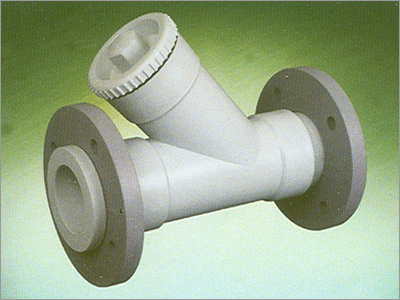 PP Y Type Strainer Flanged End Valve